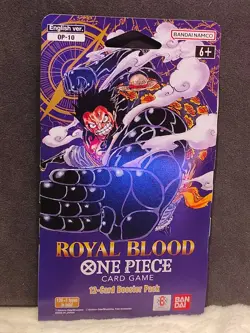 One Piece TCG OP-10 Royal Blood Sleeved Booster Pack- Sealed - Image 1