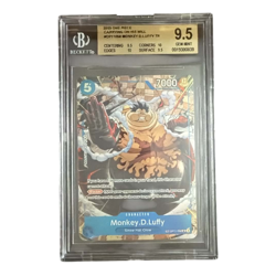 2025 ONE PIECE CARRYING ON HIS WILL MONKEY.D.LUFFY #58 TREASURE RARE BGS 9.5 GEM - Image 1