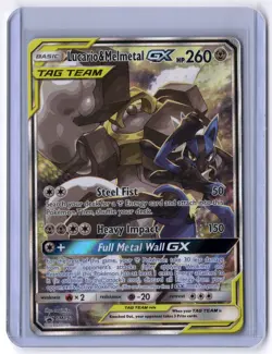 Lucario & Melmetal GX SM192 Promo Holo NM Pokemon SM Promos - Image 1