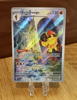 Armarouge 203/198 Scarlet & Violet Base Set Holo POKEMON PACK FRESH 🔥 NM - Image 2
