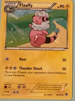 Mareep 38/114 XY Steam Siege Pokemon NM - Image 3