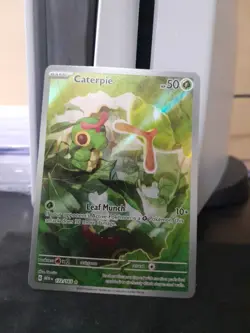 Caterpie 172/165 Illustration Rare SV: Scarlet & Violet 151 Pokemon - Image 1