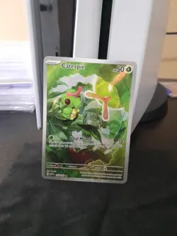 Caterpie 172/165 Illustration Rare SV: Scarlet & Violet 151 Pokemon - Image 2