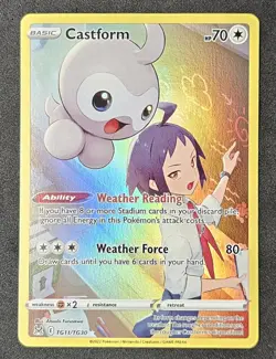 SWSH11: Lost Origin Trainer Gallery CASTFORM Ultra Rare #TG11/TG30 Pokemon TCG e - Image 1