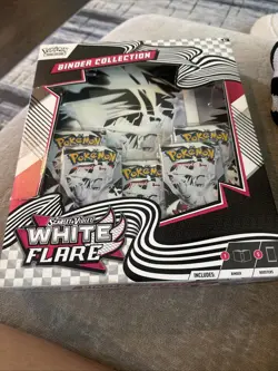 Pokemon Black Bolt White Flair Binder Collection Sealed - Image 1