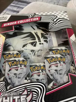 Pokemon Black Bolt White Flair Binder Collection Sealed - Image 2