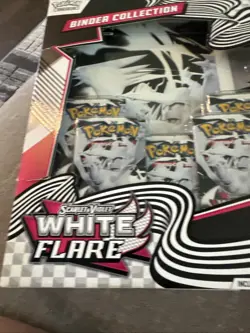 Pokemon Black Bolt White Flair Binder Collection Sealed - Image 3