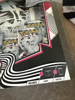 Pokemon Black Bolt White Flair Binder Collection Sealed - Image 4