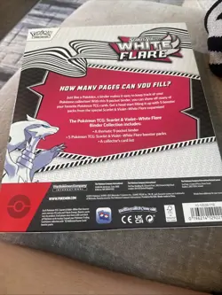 Pokemon Black Bolt White Flair Binder Collection Sealed - Image 5