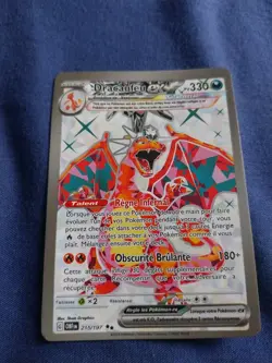 Carte Pokemon Dracaufeu ex Flammes Obsidiennes 215/197 Neuve Francaise - Image 1