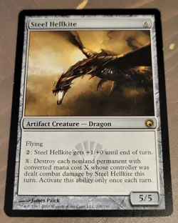 1x Steel Hellkite - NM MTG - Scars of Mirrodin - Image 1