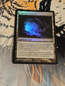 Gemstone Caverns Time Spiral Foil Moderately Played MTG - Image 2