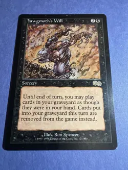 Yawgmoth's Will, MTG , Urza's Saga - NM- Condition 2/3 - Image 1