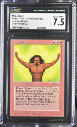 Mijae Djinn Uncommon (2) Arabian Nights NM CGC 7.5 (9068) - Image 1