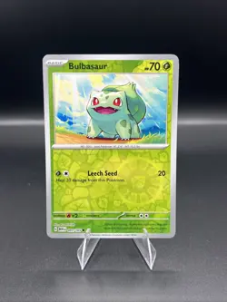 Pokemon Bulbasaur Cosmos Holo Reverse 1/165 151 English Promo Costco Exclusive C - Image 1