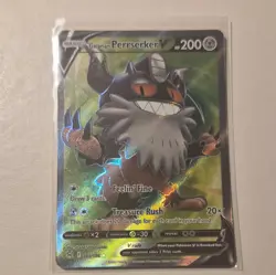 Pokemon TCG Galarian Perrserker V 183/196 - Lost Origin - Ultra Rare Holo EN - Image 1