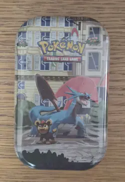 Pokemon TCG: Lumiose City Mini Tin (Salamence). New & Factory Sealed. - Image 1