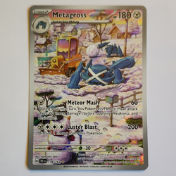 Pokemon TCG Metagross 178/162 SV05 Temporal Forces Illustration Rare Holo - Image 1