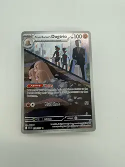 Team Rockets Dugtrio Illustration Rare Ascended Heroes Pokemon TCG. 239/217 - Image 1