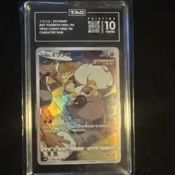 Pokemon TAG Graded 10 Pristine Rockruff CHR VMAX Climax 202/184 Japanese - Image 1