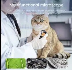 Pokemon TCG 500x Magnify Portable Handheld Digital Microscope LED Recharge Loupe - Image 5