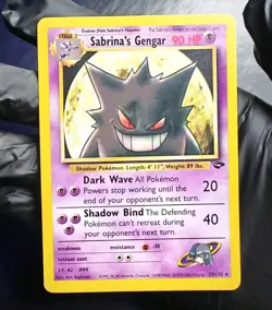 Gengar – Gym Challenge – NM Non‑Holo – Vintage Pokemon TCG 29/132 - Image 1