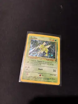 Pokemon TCG - Scyther Base Set 2 17/130 - Unlimited Holo Rare - Ungraded MP - Image 3