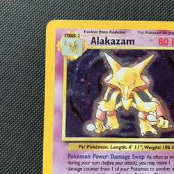 Pokemon TCG Alakazam Base Set 2 1/130 Holo Unlimited Holo Rare - Image 2