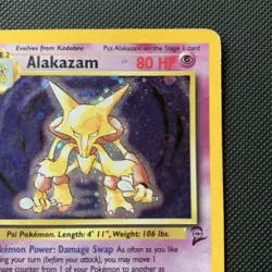 Pokemon TCG Alakazam Base Set 2 1/130 Holo Unlimited Holo Rare - Image 3