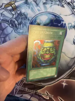 (MC1) Yugioh Pot Of Greed Super Rare DB1-EN134 LP - Image 5