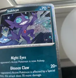 2023 Pokemon TCG Sableye Cosmos Holo Promo Rare 🌀 2 Swirls NM - Image 1