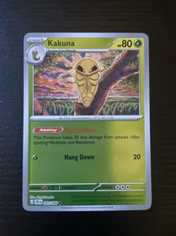 Kakuna 002/086 Reverse Holo ME04: Chaos Rising - Pokemon TCG NM - Image 1