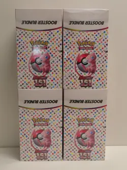 (4) Lot 2023 Pokemon Scarlet & Violet 151 Sealed Booster Bundle Display Box - Image 1
