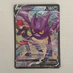 Crobat V TG20/TG30 Lost Origin Trainer Gallery Ultra Rare Full Art Holo ENG - Image 1