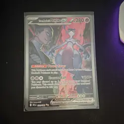 Pokemon Team Rocket's Mewtwo ex 231/182 Sv10 Destined Rivals SIR Holo 280HP - Image 2