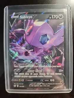 Pokemon TCG Sableye V Sword & Shield 120/202 Holo Ultra Rare - Image 1