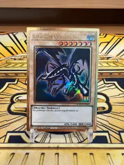 Yugioh Rotaugiger Schwarzer Drache Gold Rare MAGO-DE003 - Image 1