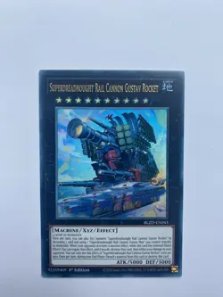 BLZD-EN043 Superdreadnought Rail Cannon Gustav Rocket Ultra Rare YuGiOh! - Image 1