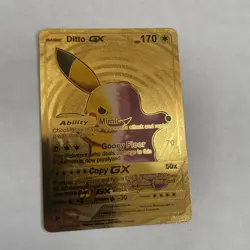 Ditto GX Gold Foil Fan Art Card Hp170 Gooey Floor 🔥🔥🔥copy GX - Image 1