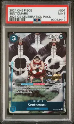PSA 9 ST03-007 C Sentomaru PAR ONE PIECE CHAMPIONSHIP 2023 CELEBRATION PACK - Image 1