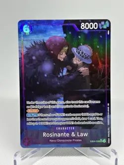 One piece EB04-038 Rosinante & Law SR Alt Art Rosinante & Law English Near Mint - Image 1