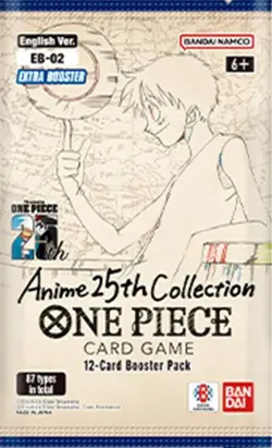 One Piece TCG English EB-02 Anime 25th Collection Loose Booster Pack - Image 1