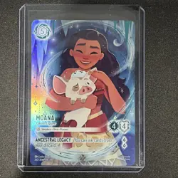 Disney Lorcana Moana - Curious Explorer 242/204 Enchanted Holo (English) - Image 1
