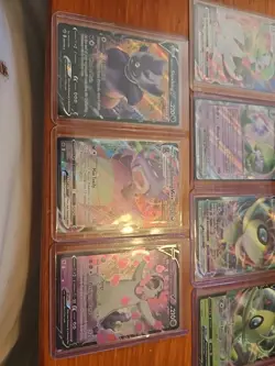 Pokemon TCG V & VMAX 7 CARD LOT INCL CELEBI, GARDEVOIR, SLOWKING - Image 3