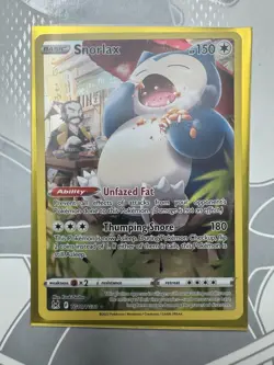 Pokemon Card Snorlax TG10/TG30 Lost Origin Trainer Gallery Near Mint - New TCG - Image 1
