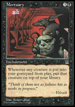 Mortuary - Heavy Play MTG Stronghold - Image 1