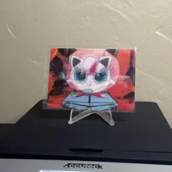 Pokemon Jigglypuff Lenticular Viz Video Promo 3D Card - PIKA-0022D/DVD VHS - Image 1