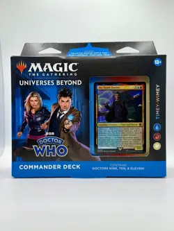 MTG Universes Beyond Doctor Who Timey-Wimey Commander Deck Sealed - Image 1