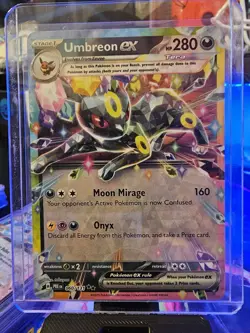 Pokemon TCG Umbreon EX 060/131 Double Rare Holo Card Prismatic Evolutions - Image 2