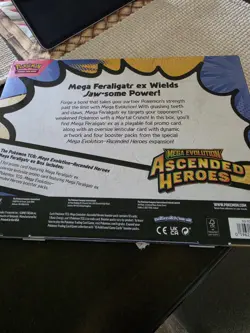 Pokemon TCG: Mega Evolution Ascended Heroes - Mega Feraligatr ex Box - Image 2
